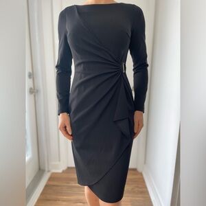 DKNY black dress with accent detail size 4